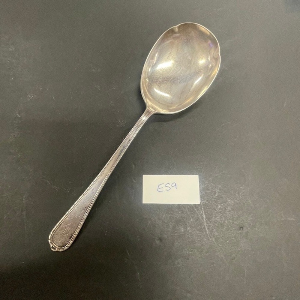 International Silver Sterling Silver Extra Large Serving Spoon Vintage ES9